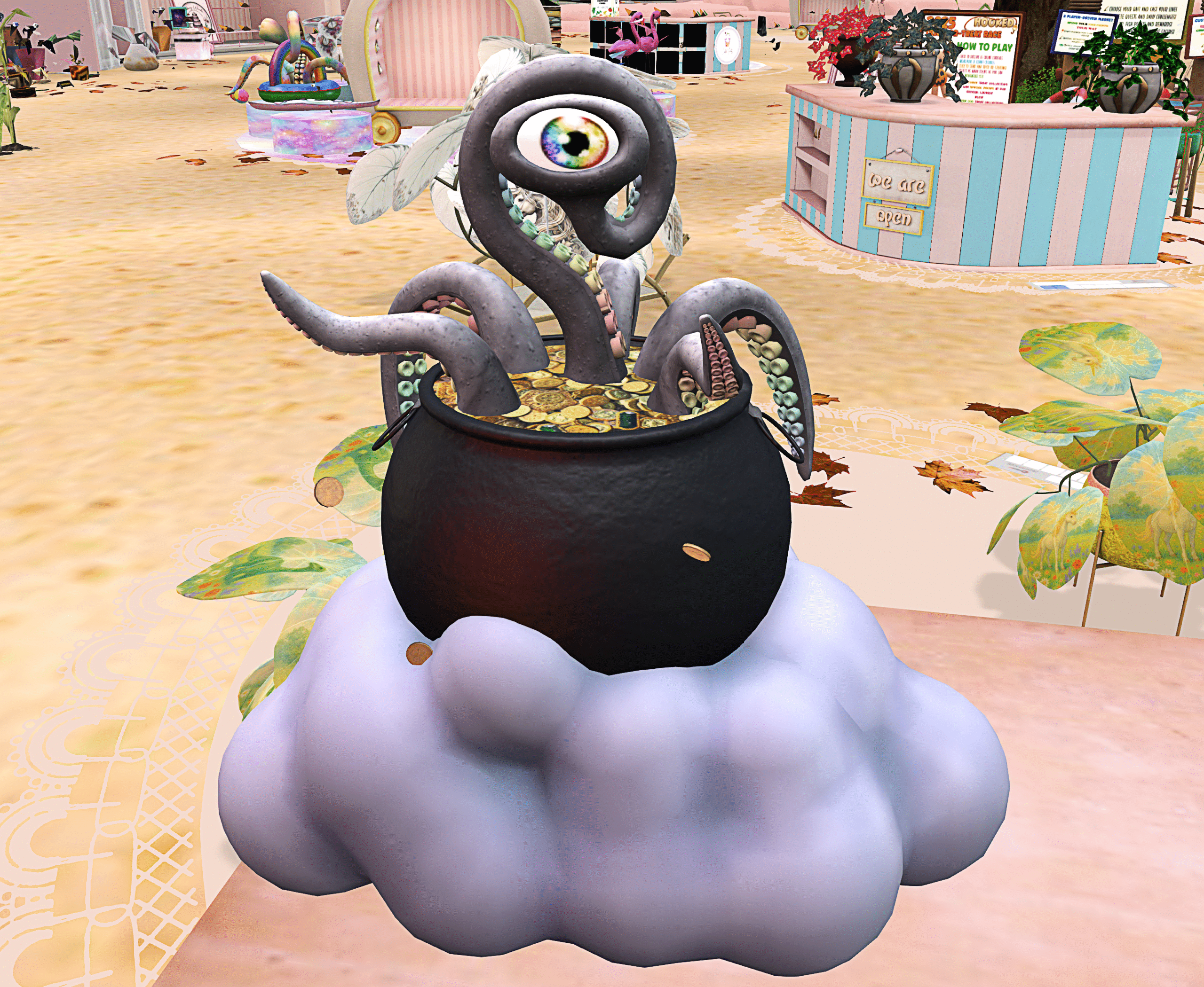 potted pots aduil second life sl