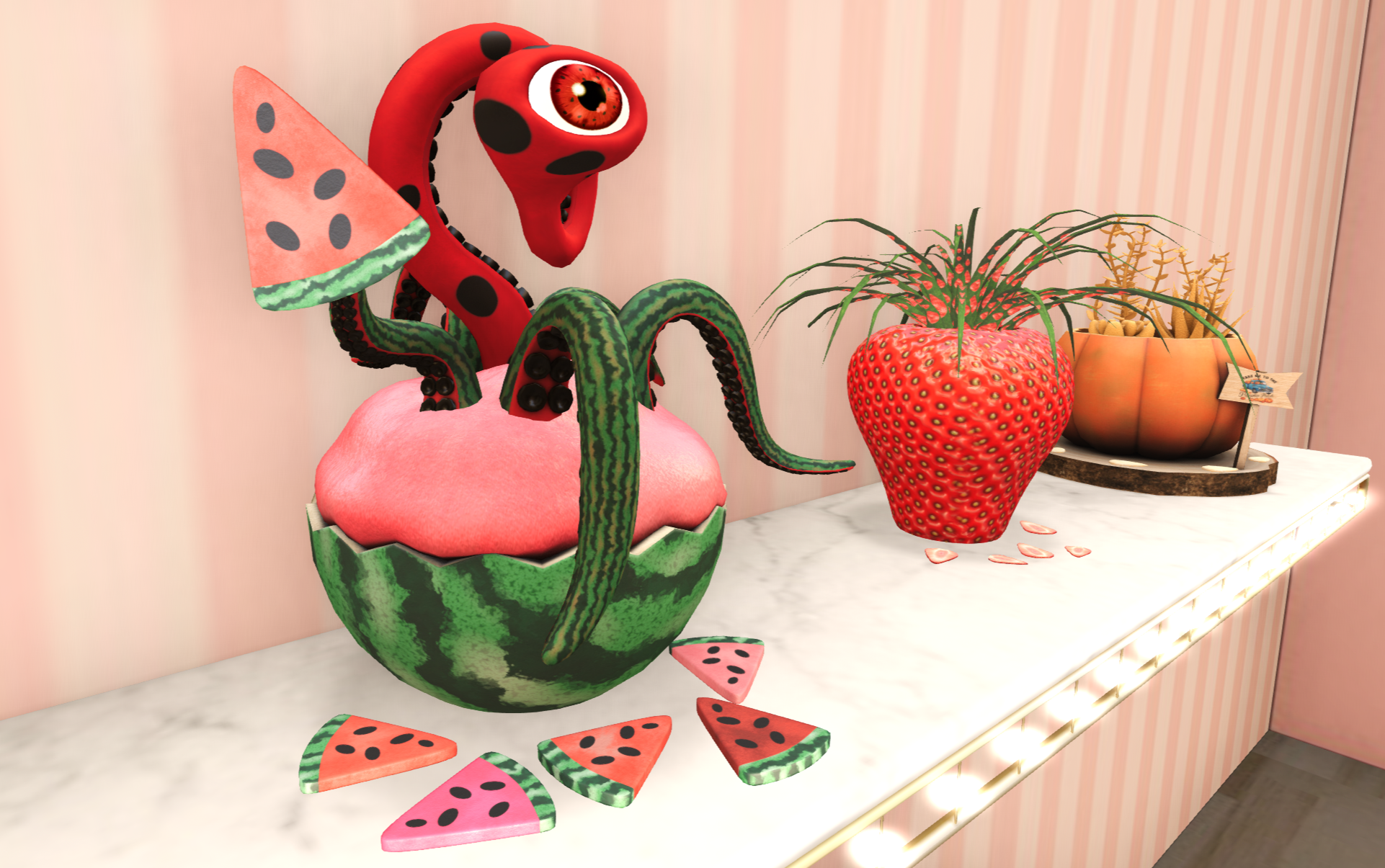 potted karnivore melon