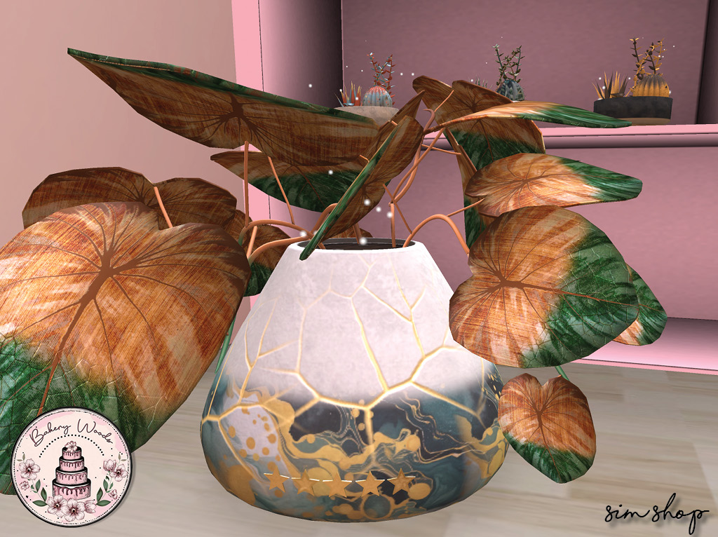 potted plants - second life - bakery woods 